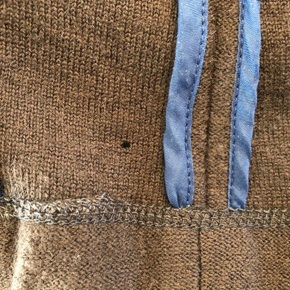 Sigrid Olsen Europe High Collar Sweater Jacket w Snap Front in Brown Size 2 - Picture 10 of 15